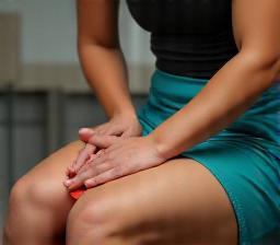 Athlète recevant un massage de récupération